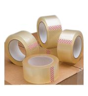 Clear Tape 2" X 50 Yards – Transparent Packing Tape Roll for Sealing Boxes, Moving, Storage | Heavy Duty Adhesive Tape for Cartons, Shipments, Industrial & Warehouse Packaging Supplies